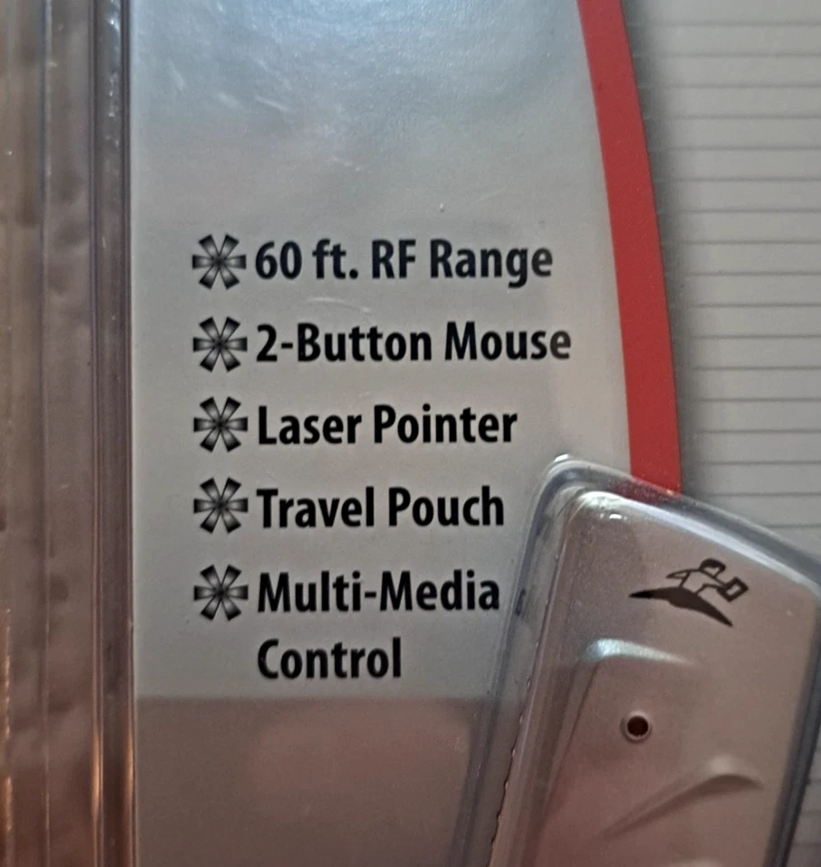 Tripp Lite Presentation Wireless Remote Control, Silver, 60-ft Range PR-US2 new - Image 2 of 4