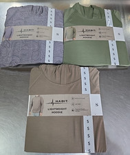 NWT: Men's Habit Lightweight Hoodie - 3 Different Colors: Sizes: Small  Medium