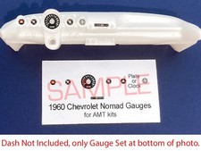 1960 Chevrolet Nomad Station Wagon Gauge Faces For 125 Amt Kitspls Read Desc