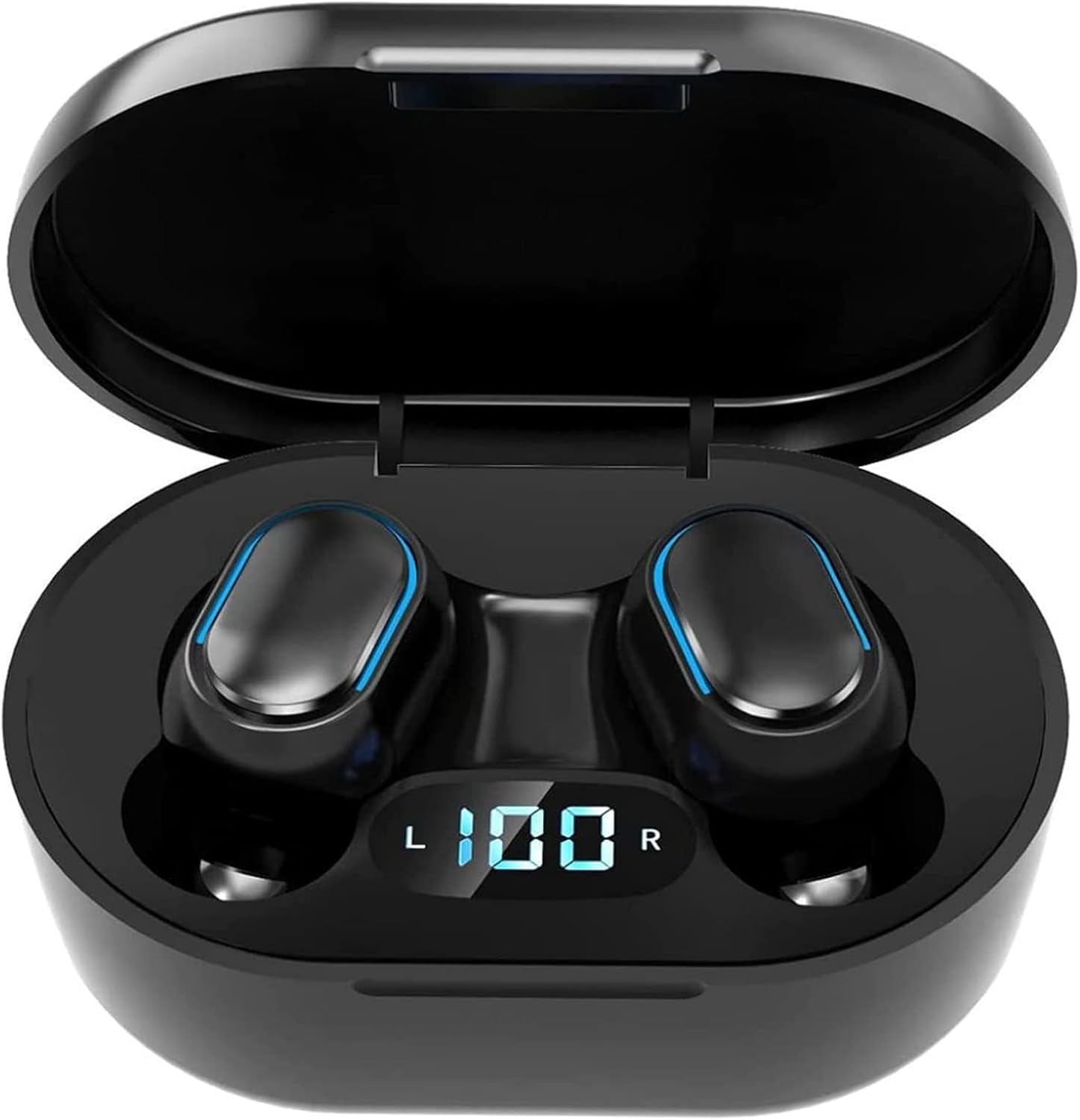 Wireless Bluetooth 5.3 Earbuds with HiFi Deep Bass Mic and 120H Playtime