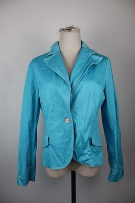 Roccobarocco Blazer Jacket Woman Size 44 Vintage Casual Cotton