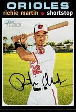 2020 Topps Heritage - Richie Martin #277 - Baltimore Orioles