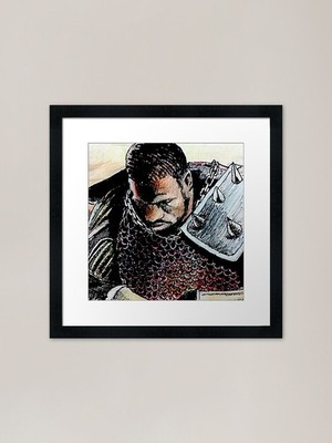 Lebron James Gladiator Gerahmtes Kunstwerk P Gerahmtes Wandbild Poster Leinwanddruck Bild