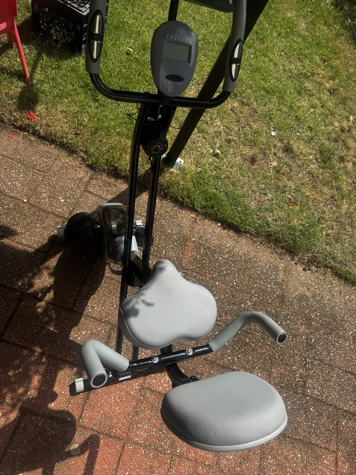 Black Tousains Foldable Exercise Bike Designed For All Fitness Level For Workout - Image 2 of 4