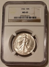 Mezzo dollaro 1942 Walking