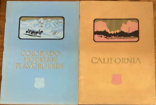California & Colorado Mountain Playgrounds by Union Pacific System Travel Books