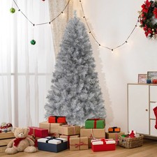 6 ' Christmas Tree Artificial Xmas Tree with 553 Branch Tips 230 LED Lights