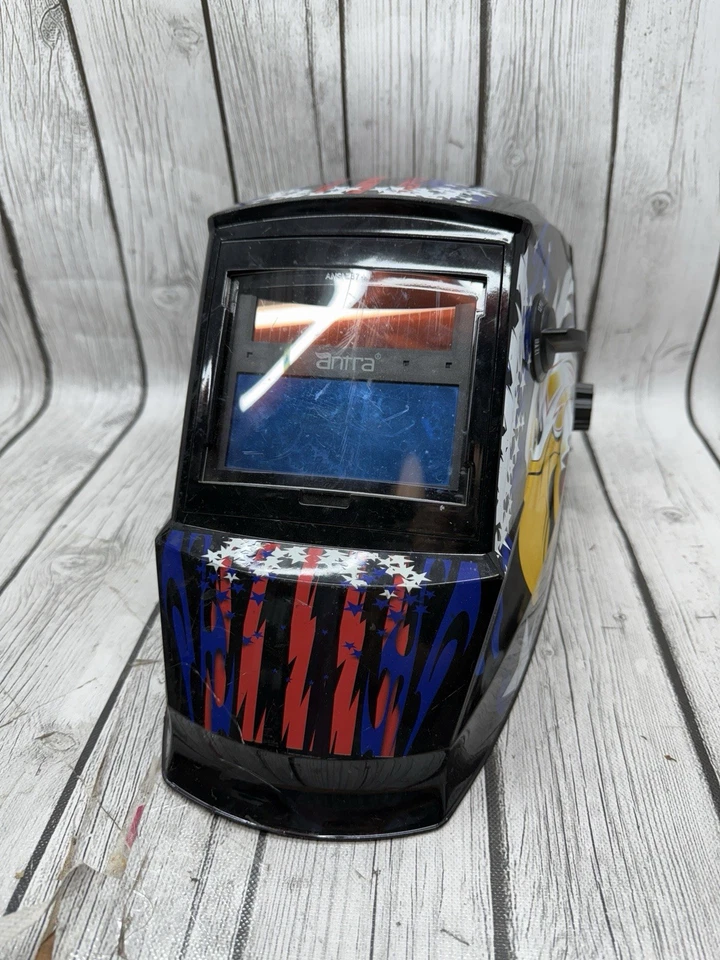 Antra True Solar Power Auto Darkening Welding Helmet America Eagle And Flag - Image 2 of 4