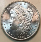 New Listing1891-CC Morgan $1 NGC MS62 - Better Date CC Gem Frosty Surfaces