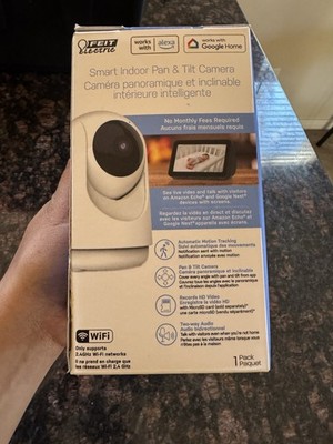 Feit Electric Smart Pan & Tilt Camera Wi-Fi 1080p Alexa Google Home