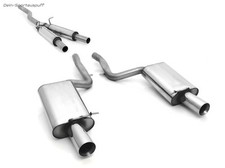 Fox Edelstahl Sport-Anlage Audi A4 Cabrio B6/B7 1.8l quattro je 100mm gerade