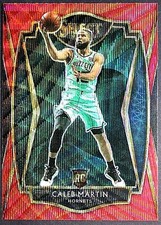 2020-21 Select T-Mall Asia Caleb Martin Premier Level Red Wave RC #173 Hornets