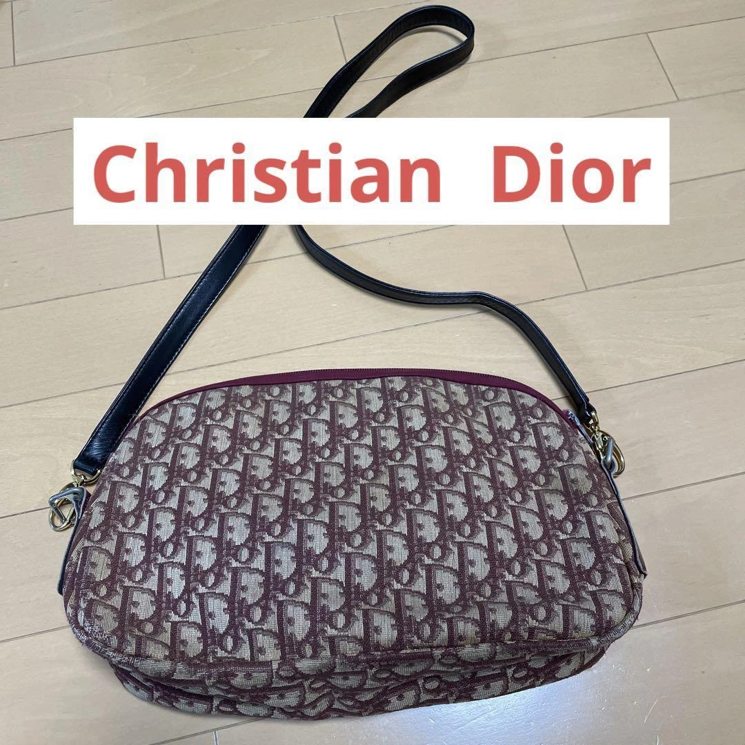 Pochette trotteur Christian Dior vintage pochette rouge design unique occasion