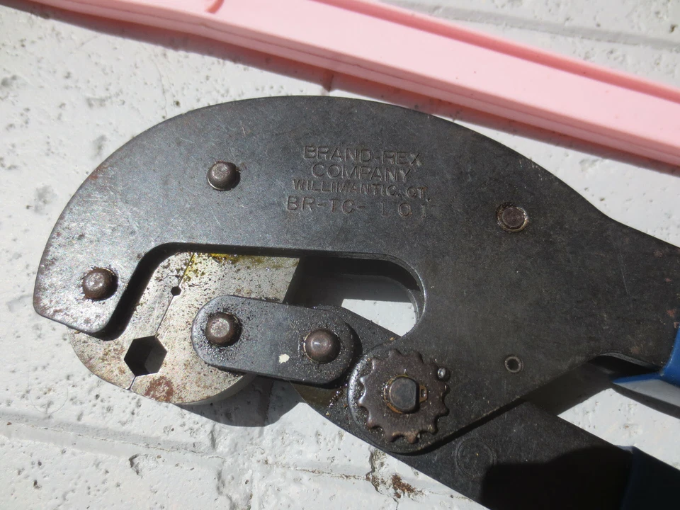 Brand Rex BR-TC-101 Hex Crimping Pliers Stripper Coax Williamantic Ct. USA - Image 2 of 4