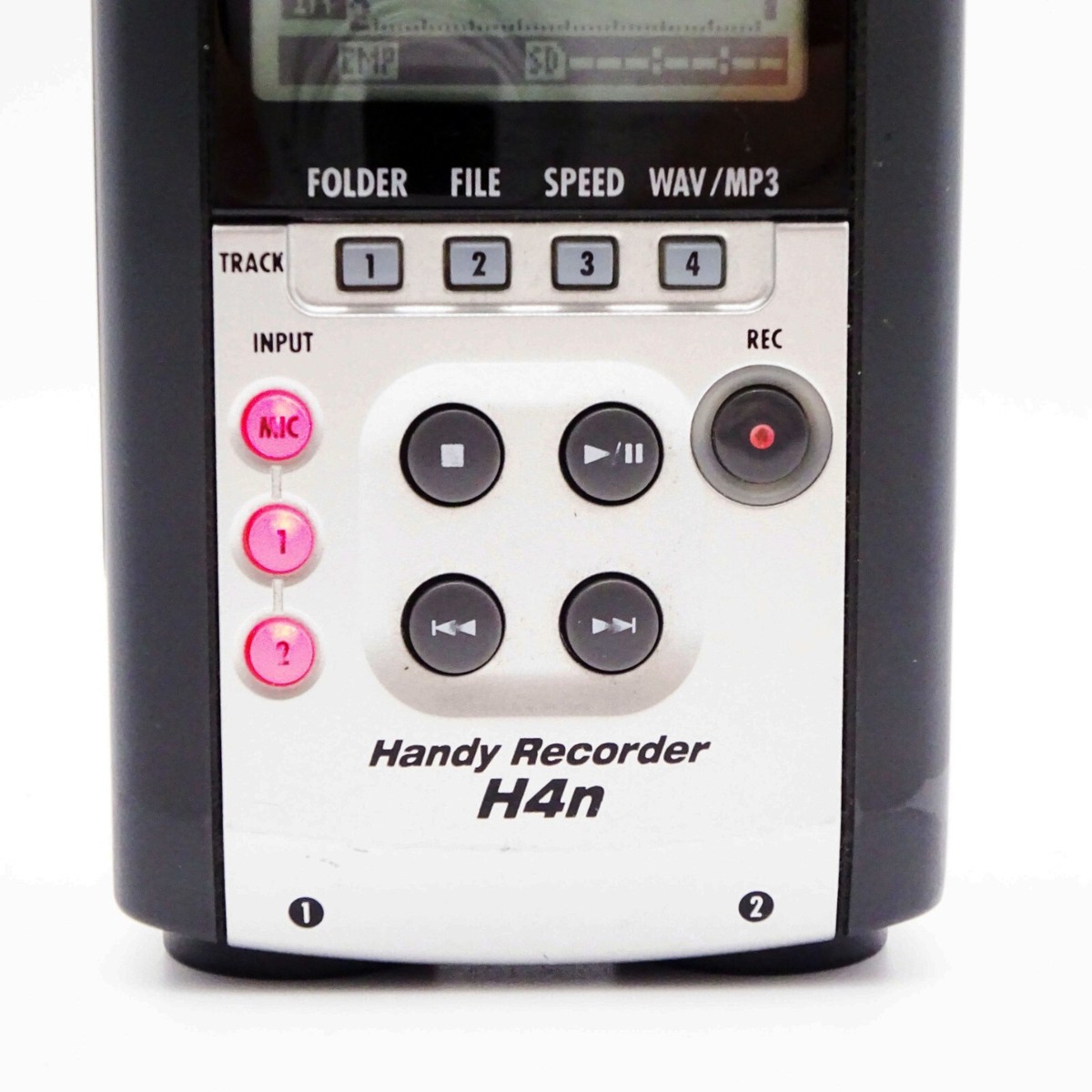 Zoom H4n Handy Recorder Digital Handheld Portable Black Silver Japan USED