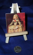 The Infant Margareta Teresa, Diego Velázquez, Mini-Art Print & Easel