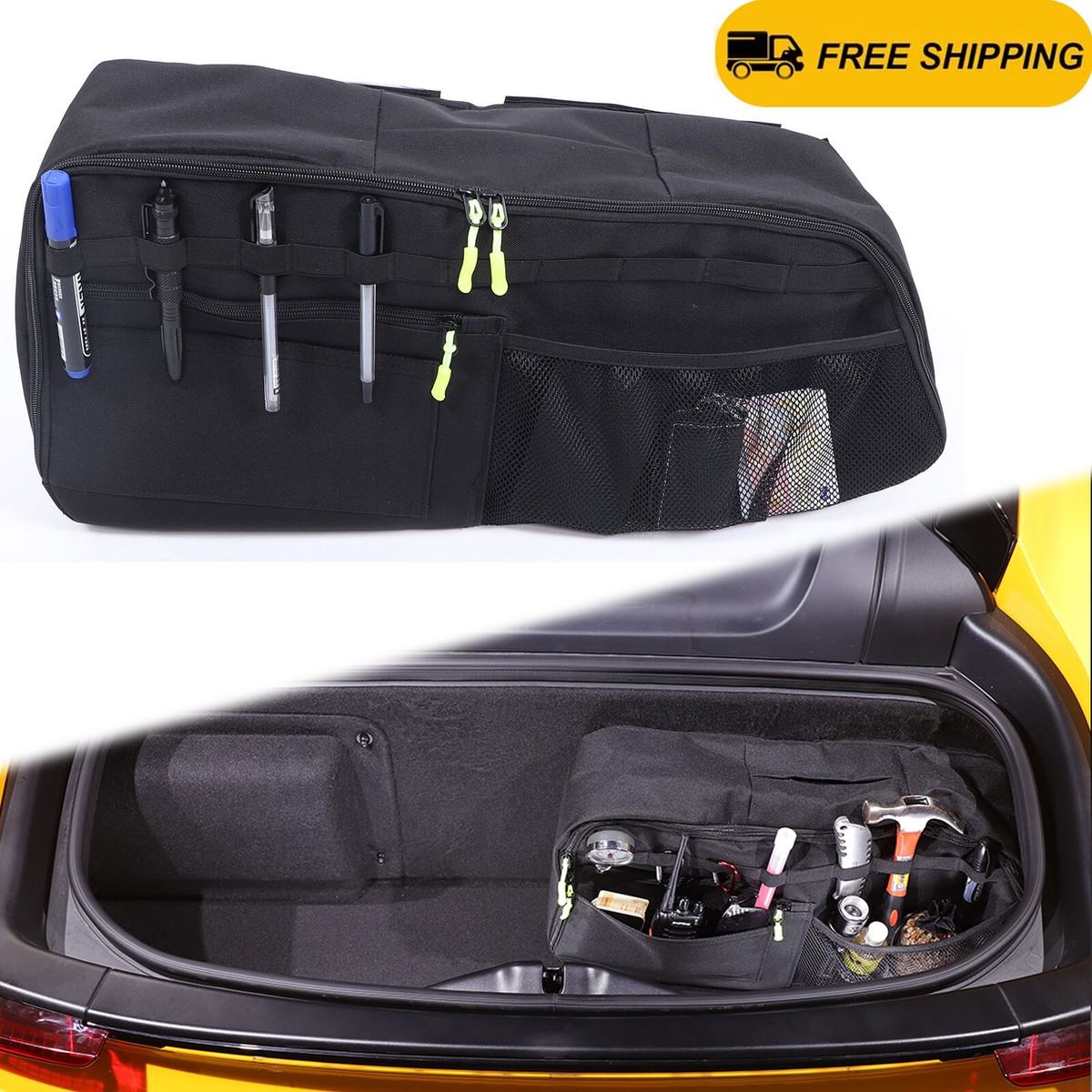 Black Rear Trunk Organizer Storage Bag Fit For Lotus EMIRA 2022