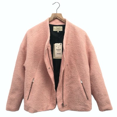 zara pink teddy jacket