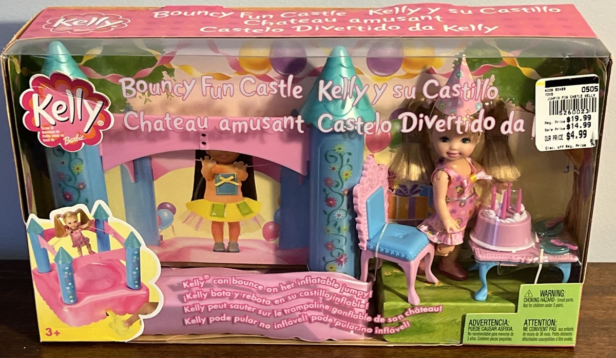 Barbie Kelly s Bouncy Jumpin Fun Castle Playset New 2002 Kelly
