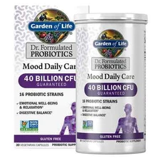 Garden of Life Mood Daily Care Probiotic 40 Billion CFU - 30 Caps