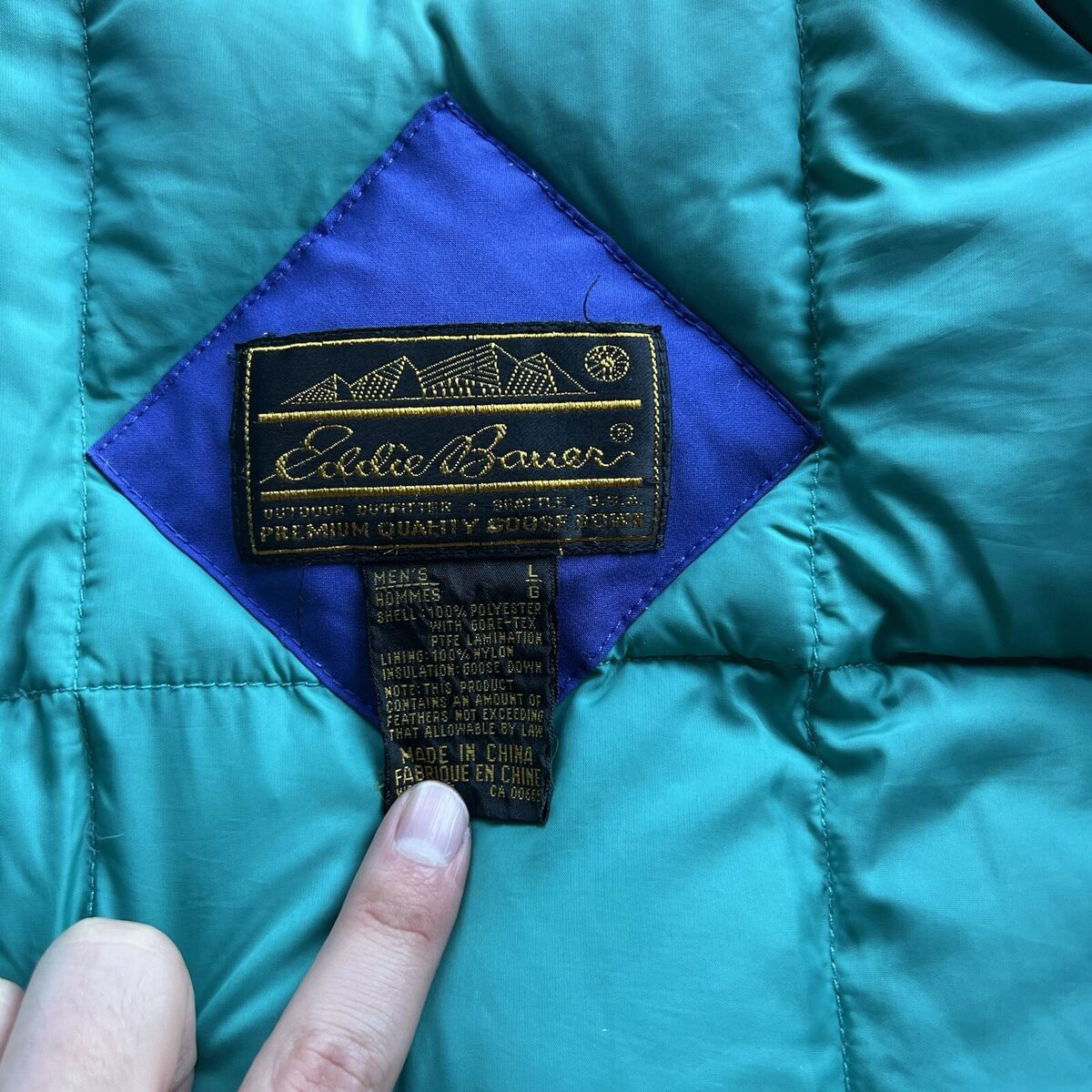 Vintage 90s Eddie Bauer Goose Down Gore-Tex Puffer Jacket Vintage 90s Eddie Bauer Goose Down Gore-Tex Puffer Jacket