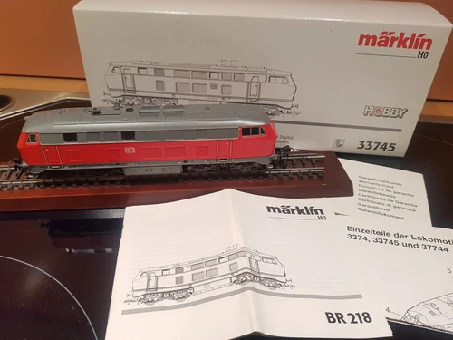 Märklin Diesellok 33745 BR 218 der DB, Delta- und Digital-System