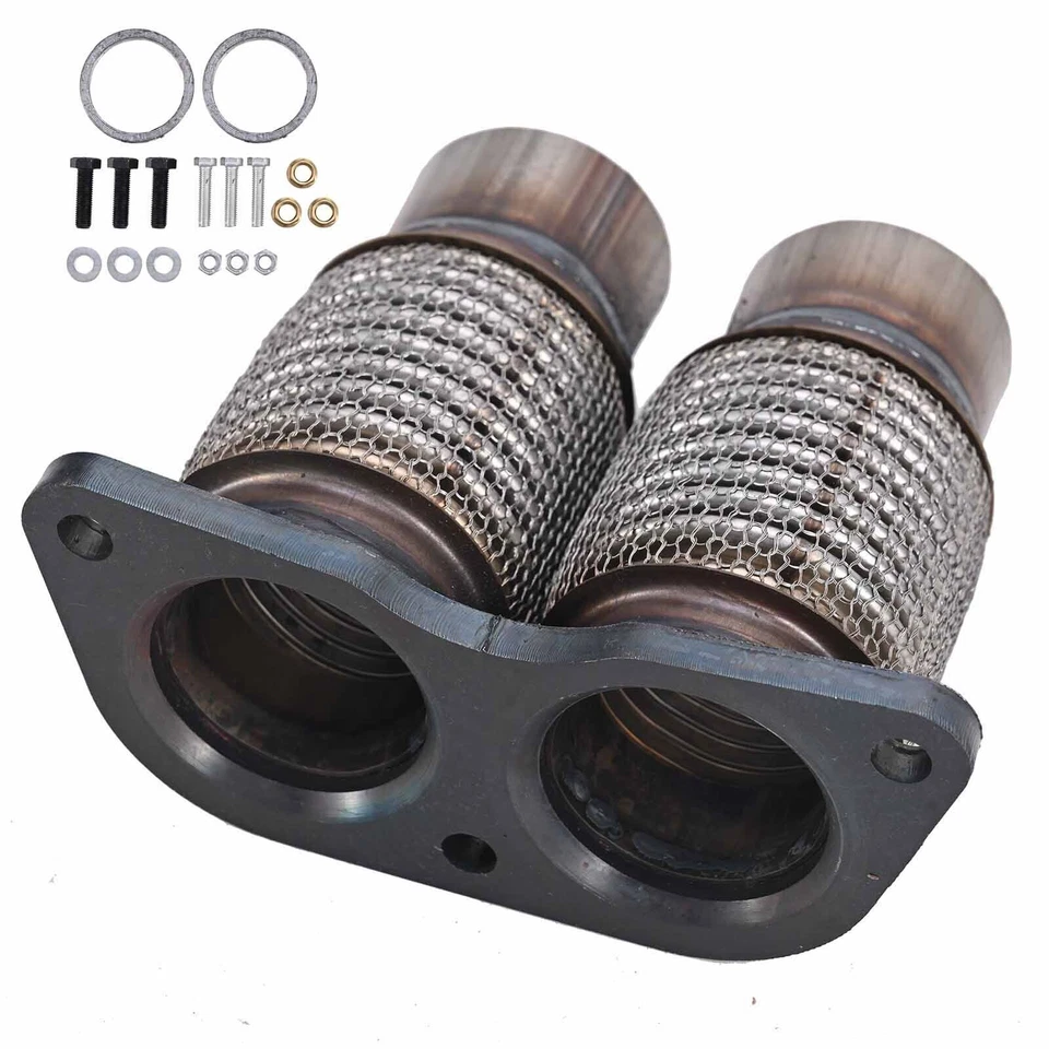 Flexrohr Reparaturrohr Kat Auspuff für BMW 3er E90 E91 E92 E93 1er E81 E87 E88 - Bild 4 von 4