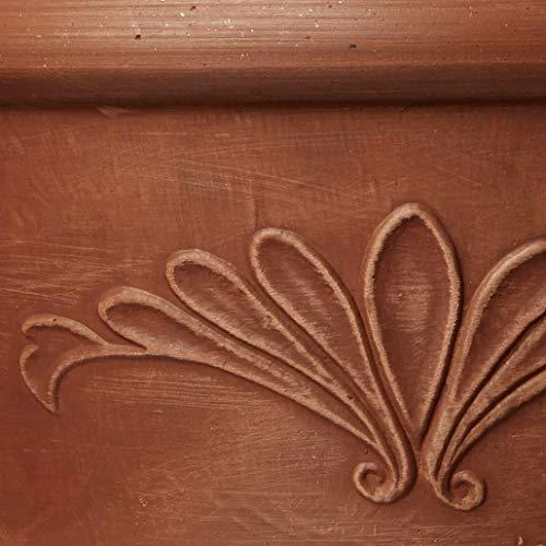 Sartén bombilla Arcadia Garden Products PSW TA30TC, 12 por 5 pulgadas, terracota, 12"x5" Foto 4 de 4