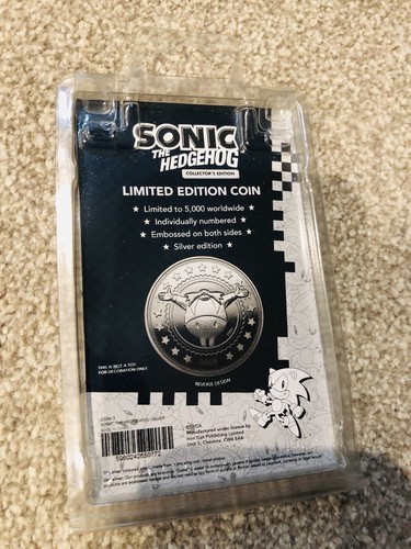 🔥Sega Sonic The Hedgehog Coin New - Picture 2 of 2