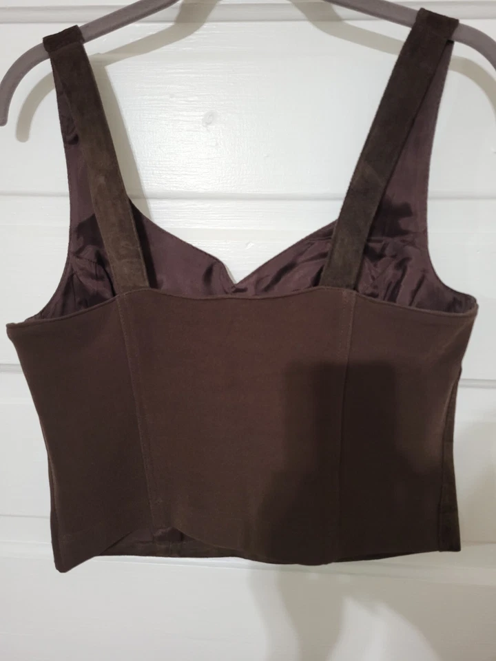 Blusa Top Para Mujer Y2k Años 90 Cache Gamuza M Foto 3 de 4