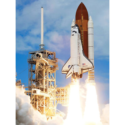 Space NASA Shuttle Discovery Raketenstart Foto riesiges Wandbild Poster Druck