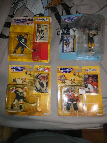 Starting Lineup VTG Niedermayer GILMOUR SAMSONOU VANBIESBROUCK NHL Lot 4 NEW