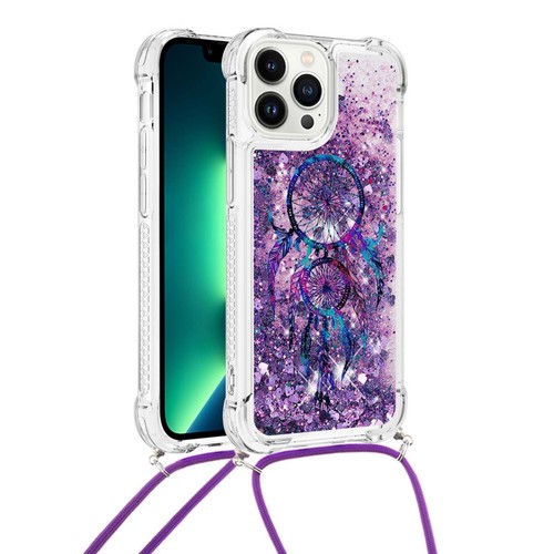 For Various Phone +Crossbody Quicksand Shockproof Case Cover Back Hot Wind Chime - Picture 3 of 6