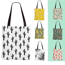 Large Thicken Canvas  School Daily Shopping Shoulder Tote Bag shopping Handbag 