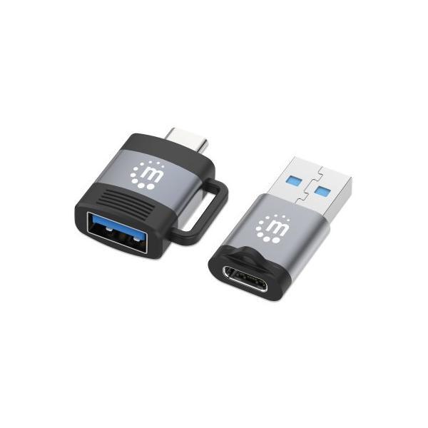 Set 2 Adattatori USB-C&trade; a USB-A & USB-A a USB-C&trade;