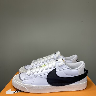 NEW RARE Nike Blazer '77 JUMBO Swoosh Low White Black DN2158