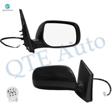 2 Left-Right Side Power Heated Foldaway View Mirror For 2009-2013 Toyota Corolla