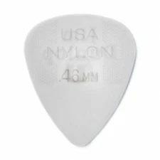 Dunlop 44P.46 Nylon Standard Guitar Pick, 12-Pack, .46mm