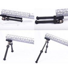 Sniper 6-9 Inch Adjustable 21Mm M-lok Picatinny Rifle Bipod Quick Detach Mount