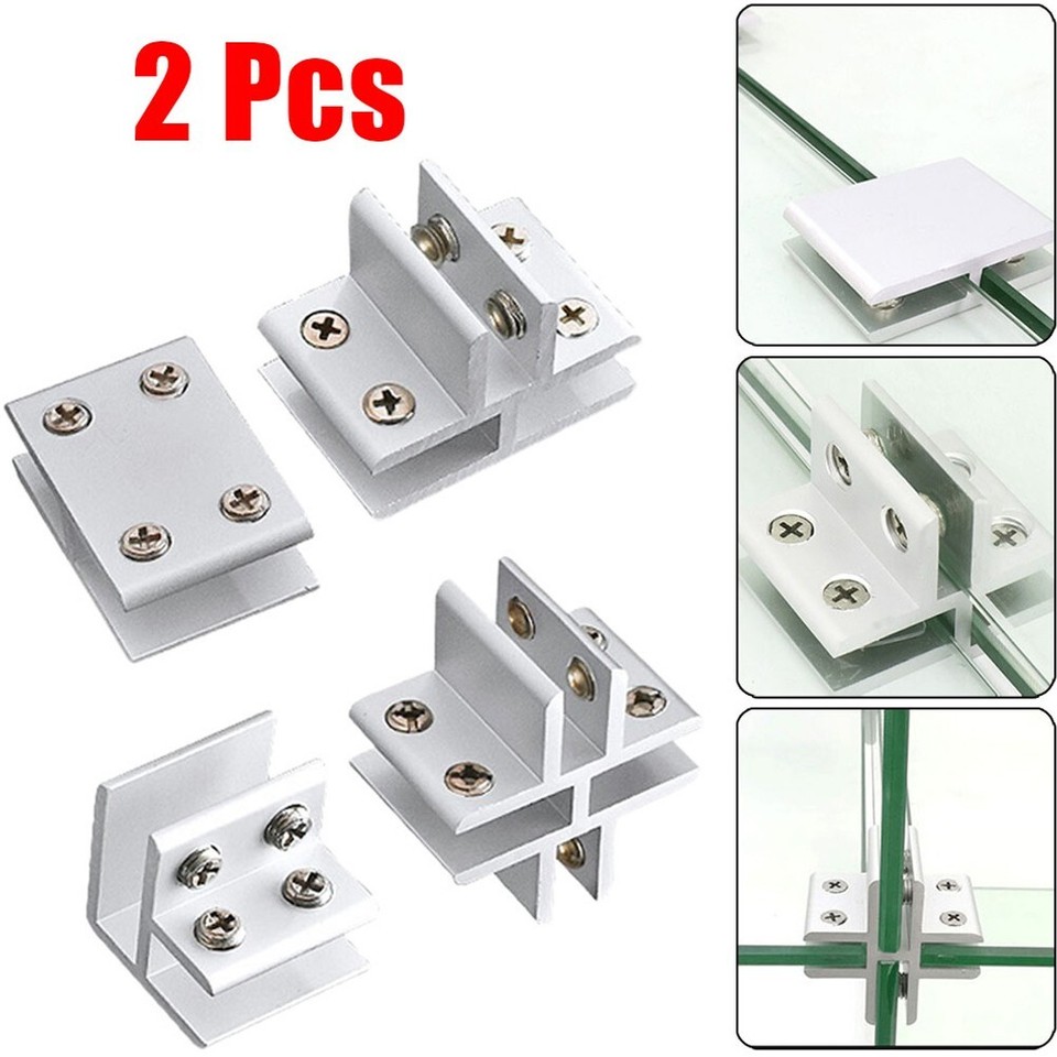 Glass Clamp Bracket Clips Containers Showcases Spare Parts 2Pcs 810mm