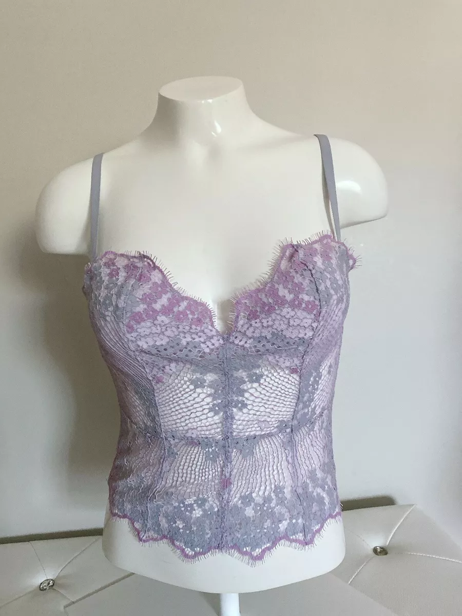 Buy Victoria's Secret Luscious Lavender Purple Corset Bombshell Add 2 Cups  Shine Strap Corset Bra Top from Next Latvia