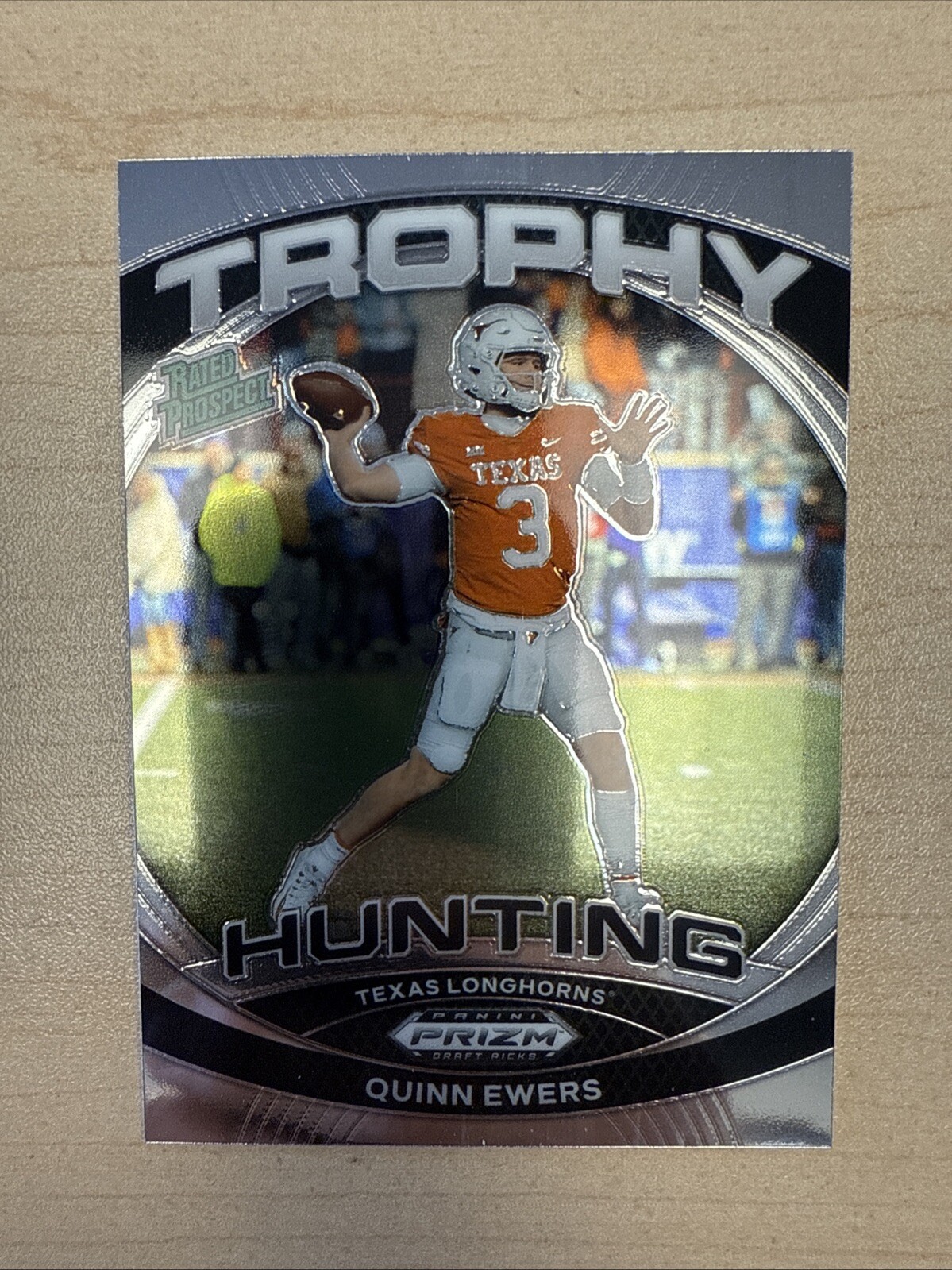 2024 Panini Prizm Draft Picks FOTL Trophy Hunting Quinn Ewers