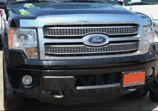 For Ford F150 09-14 2014 Truck Chrome Bug Shield Deflector Hood Guard Protector