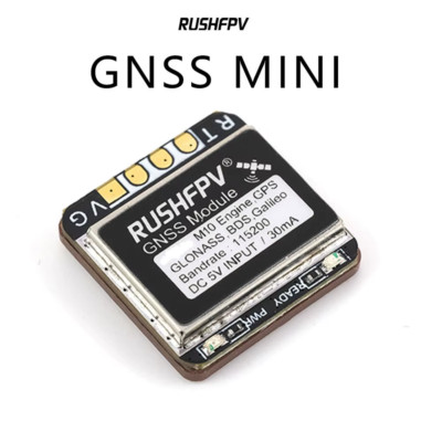RUSHFPV GNSS MINI M10 UBX NMEA Dual Protocol GPS Module Built-In Ceramic Antenna