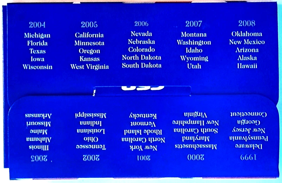 2002 Philadelphia Mint 5-Coin State Quarter BU Set w/ COA - Image 2 of 4