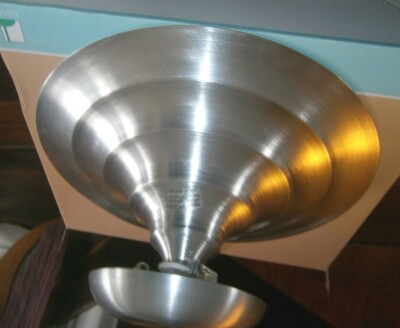 Modern Sleek aluminum chandelier light lamp Eglo Drim Retired MIB New 88899A