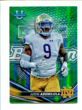 2022-23 Bowman's Best University Green Refractor #30 - Justin Ademilola /99 🏈