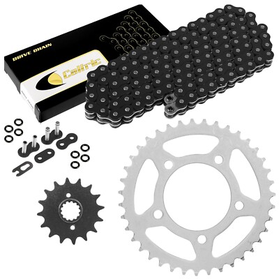 Black O-Ring Drive Chain & Sprockets Kit for Suzuki GS500E GS500F GS500H 94-10