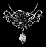 Alchemy Gothic Halskette - Bacchanal Rose - Fantasy Schmuck Hochzeit Geschenk