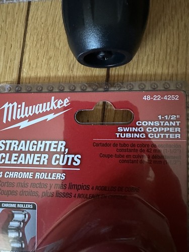 4 MILWAUKEE CONSTANT SWING COPPER TUBING CUTTER 48224252 - Picture 4 of 5